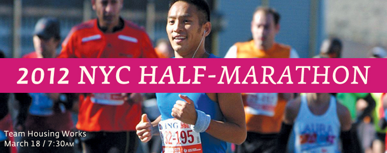 people running NYC half marathon