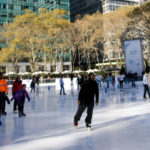 people ice skating at bryant park