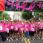 women participating in race for the cure